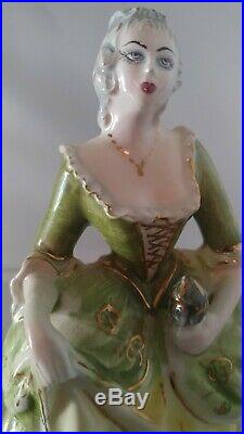 Vintage Perfume Bottle Linetti Profumi Lady Figural 1950 RARE