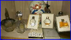 Vintage Perfume Bottle Lot Baccarat figural Chevalier Surrender by Ciro