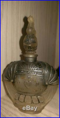 Vintage Perfume Bottle Lot Baccarat figural Chevalier Surrender by Ciro