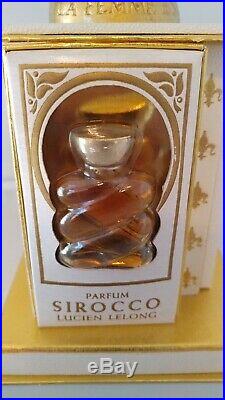 Vintage Perfume Bottle Presentation Lucien Lelong 1940's SPECTACULAR RARE