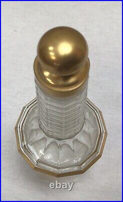 Vintage Perfume Bottle by Houbigant France Circa 1920's Baccarat Fine Glass