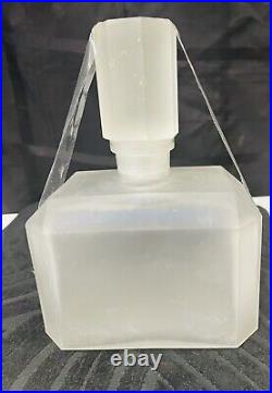 Vintage Perfume Factice Norell Frosted Dummy Glass Bottle 1968 American Made