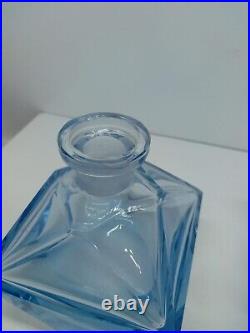 Vintage Perfume Glass Pagoda Bottle