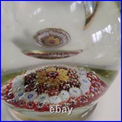 Vintage Perthshire Millefiori Glass Perfume Bottle Paperweight 5.5x3.5x3.5in Vintage Perthshire Millefiori Glass Perfume Bottle Paperweight 5.5x3.5x3.5in