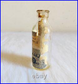 Vintage Pine Apple Aerated Water Glass Bottle Old Decorative London Props G520