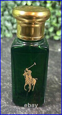 Vintage Polo Ralph Lauren Green Bottle Cologne Read Description