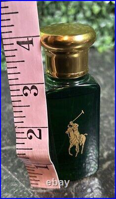 Vintage Polo Ralph Lauren Green Bottle Cologne Read Description