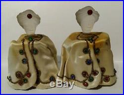 Vintage Prince Douka Marquay Turban Man Set Of Two Perfume Bottles