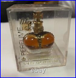 Vintage Prince Matchabelli Wind Song Perfume Guilded Cross Bottle In Case