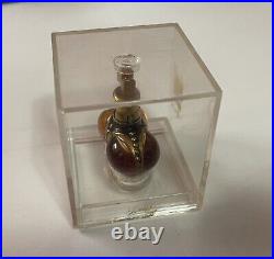 Vintage Prince Matchabelli Wind Song Perfume Guilded Cross Bottle In Case