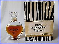 Vintage RIGAUD EVE REVE 1 OZ Extrait Parfum / Perfume, Rare Sealed Bottle with Box