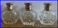 Vintage Ralph Lauren Safari Empty Crystal Glass Perfume Bottles Lot Of 16 Rare