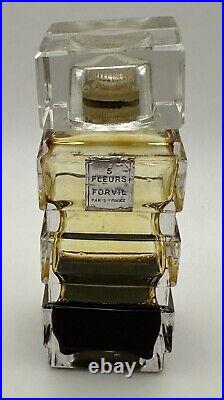 Vintage Rare 5 Fleurs by Forvil Perfume Bottle Paris France 1926