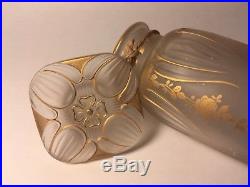 Vintage Rare Dubarry Gold Leaf Perfume Bottle with Original Label -Art Deco