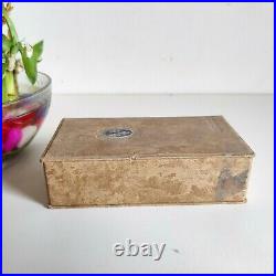 Vintage Rare Fleur De Roy E. Coudray Paris Perfume Bottle Cardboard Box France