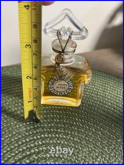 Vintage Rare Guerlain L'Heure Bleue Perfume, Elegant Glass Bottle