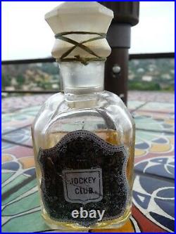 Vintage Rare Guerlain Perfume Bottle, Depose, Jockey Club