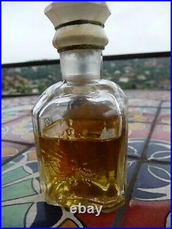 Vintage Rare Guerlain Perfume Bottle, Depose, Jockey Club