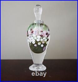 Vintage Rare Hand Painted Perfume Bottle as Art signed by Matthew Buechner