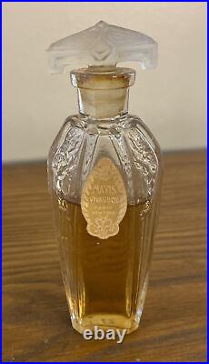 Vintage Rare Mavis Vivaudou Art Deco Nouveau Perfume Bottle DISPLAY READ