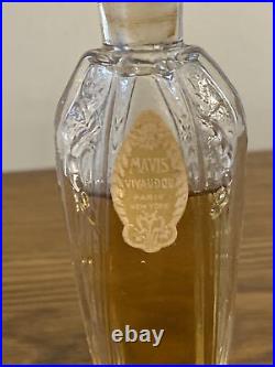 Vintage Rare Mavis Vivaudou Art Deco Nouveau Perfume Bottle DISPLAY READ