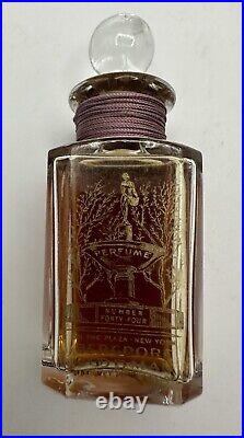 Vintage + Rare Perfume Number 44 Bergdorf Goodman Perfume Bottle 1940's