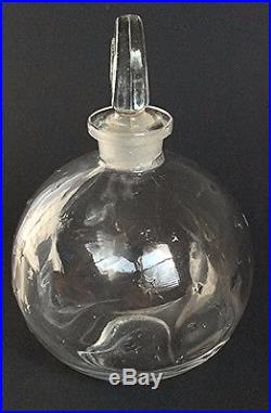 Vintage Rene Lalique art glass Worth perfume bottle