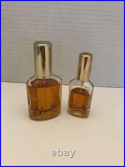 Vintage Revlon CHARLIE Cologne Perfume 1970's Small? & Large bottle