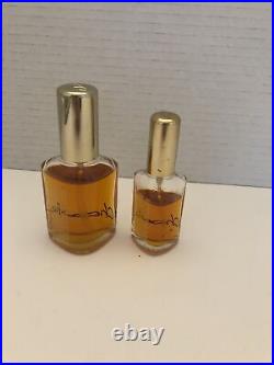 Vintage Revlon CHARLIE Cologne Perfume 1970's Small? & Large bottle