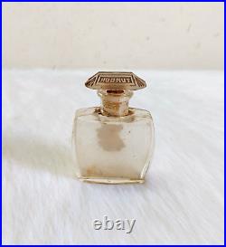 Vintage Richard Hudnut Glass Perfume Bottle Paris Decorative Props G494