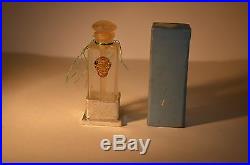 Vintage Richard Hudnut Three Flower Perfume Bottle With Original Case/box 1920's