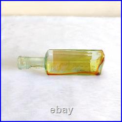 Vintage Rimmel Lavendar Water Perfume Glass Bottle Decorative Made In FranceG442
