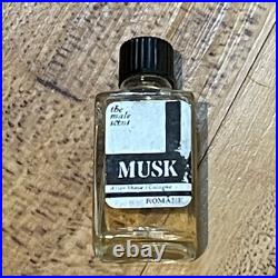 Vintage Romane MUSK The Male Scent After Shave Cologne Rare Small Bottle