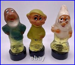 Vintage Russia Disney Seven Dwarfs Bashful Figural Perfume Bottle 1930's