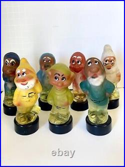 Vintage Russia Disney Seven Dwarfs Bashful Figural Perfume Bottle 1930's