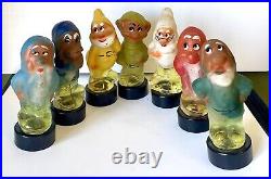 Vintage Russia Disney Seven Dwarfs Bashful Figural Perfume Bottle 1930's