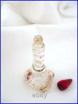 Vintage, SCHIAPARELLI, SLEEPING, PARFUM, Mini Figural Candlestick Bottle 1940