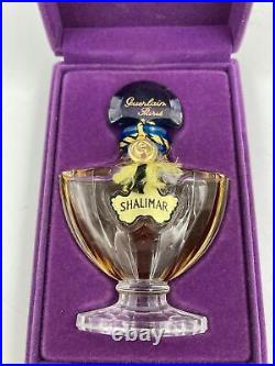 Vintage SHALIMAR Guerlain Paris Perfume Bottle 1/3 oz SEALED 75% Full