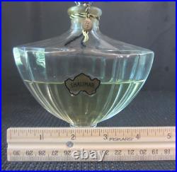 Vintage SHALIMAR by GUERLAIN Baccarat Perfume Bottle 4 oz (S7)