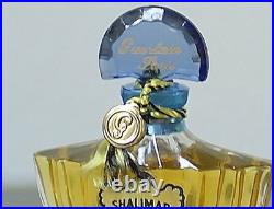 Vintage SHALIMAR by GUERLAIN splash PURE PARFUM 7,5 ml1/4 oz SEALED bottle
