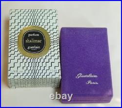Vintage SHALIMAR by GUERLAIN splash PURE PARFUM 7,5 ml1/4 oz SEALED bottle