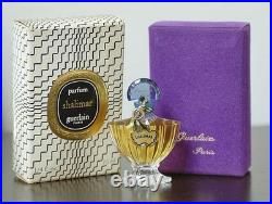 Vintage SHALIMAR by GUERLAIN splash PURE PARFUM 7,5 ml1/4 oz SEALED bottle