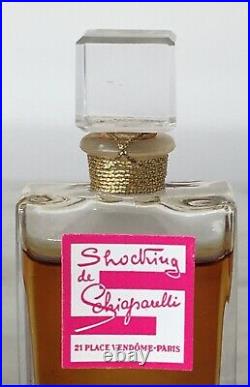 Vintage SHOCKING SCHIAPARELLI Book Display Box Sealed Perfume Bottle 1/2 Oz 1950