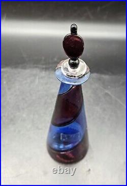 Vintage Salvadore & Campagnol Murano Art Glass Perfume Bottle WithStopper 9