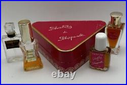 Vintage Schiaparelli Soap and 3 X Shocking Perfume Bottles France 1X Snuff 1936