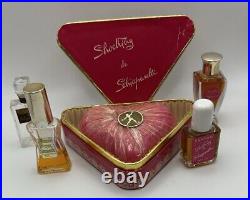 Vintage Schiaparelli Soap and 3 X Shocking Perfume Bottles France 1X Snuff 1936