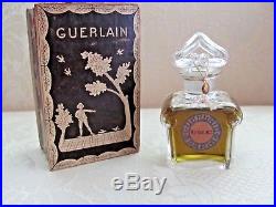 Vintage Sealed GUERLAIN Perfume MITSOUKO 3 oz. BACCARAT Signed Bottle MUST SEE