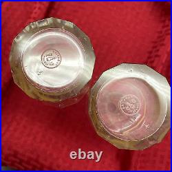 Vintage Set Of French Houbigant Baccarat Perfume Bottles Set Of 2