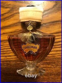 Vintage Shalimar Extrait Guerlain 3 1/2 oz weight of bottle, 60's Boxed Unopened