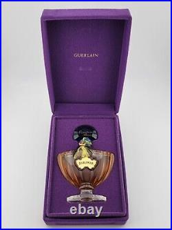 Vintage Shalimar Guerlain Parfum 1/3 Oz Crystal Bat Wing NEW Sealed Bottle